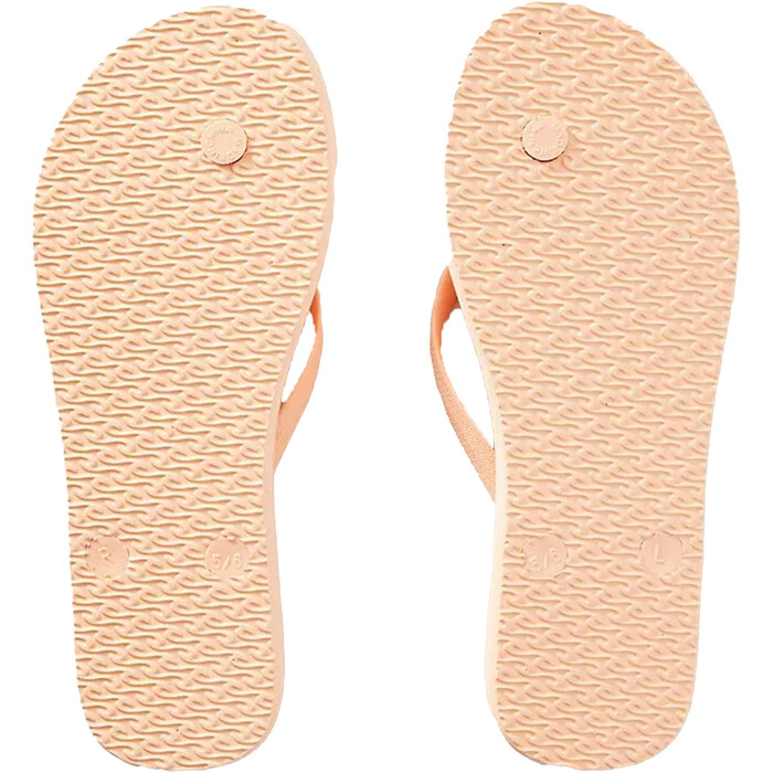 2024 Rip Curl Womens Classic Surf Bloom Open Toe Flip Flops 16FWOT - Peach